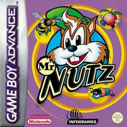 Mr Nutz box art for GameBoy Advance